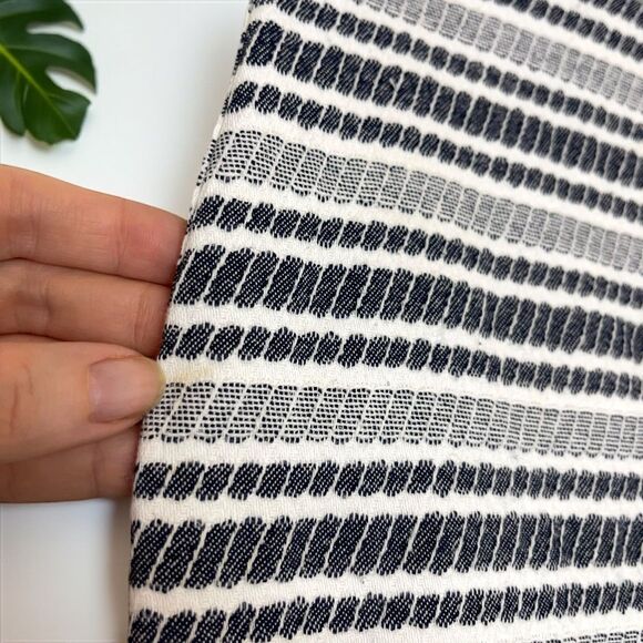 Ann Taylor Woven Stripe Pencil Skirt - Picture 9 of 10